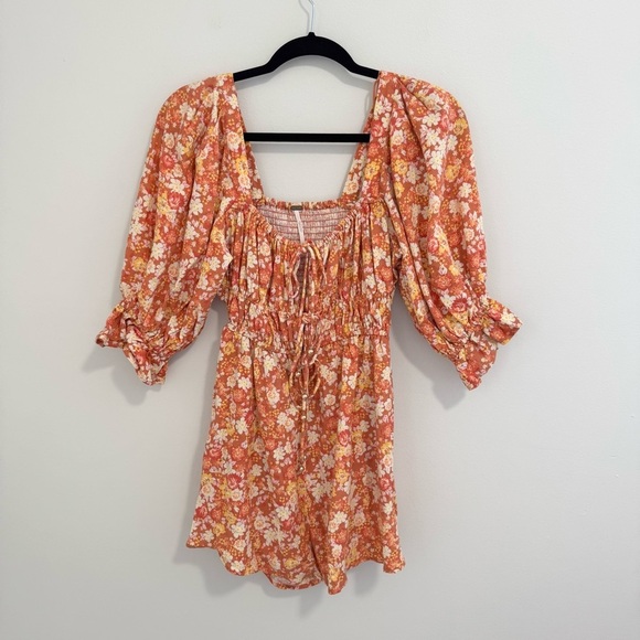 Free People Floral Show Me Love Romper - Picture 3 of 7